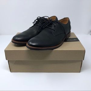 Clark’s Broyd Comfort Oxford Shoes 7.5 Black